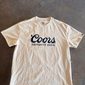 Coors Banquet Beer Cream Men's Short Sleeve Tee